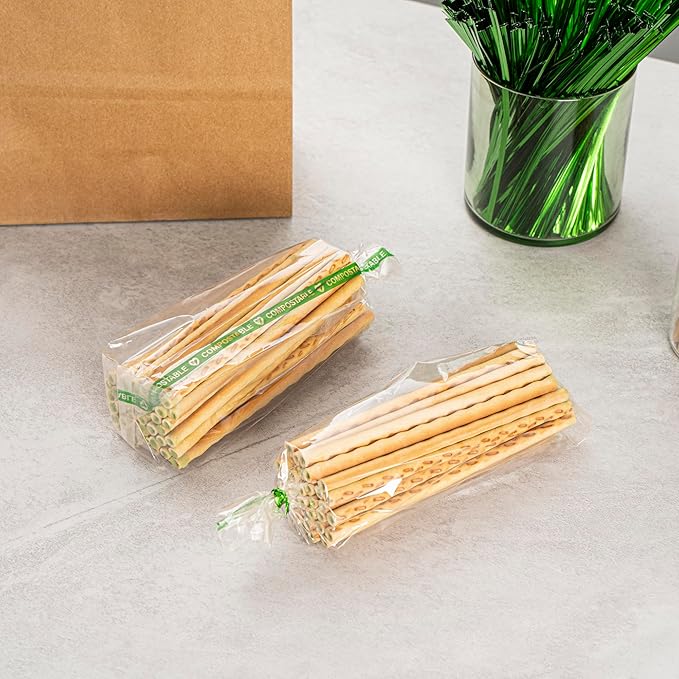 Resturantware Plastic Gusset Bags 100 Count 2" x 2" x 8 1/4" Wicker Dispensing Bottom Gusset Clear Plastic Bags Heat Sealable For Sourdough Bread Cookies Pastries Rolls For Home Bakers And Bakeries