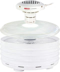 NESCO FD-37 Food Dehydrator, For Snacks, Fruit, Beef Jerky,White/Clear, 4 Trays