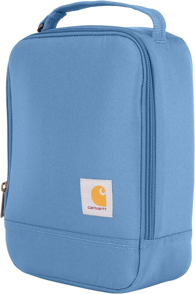 Carhartt Insulated Lunch Cooler For Men and Women, Fully Insulated Lunch Pale for Work, Outdoor, and Everyday Use, Workwear Blue