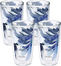 Tervis Plastic Made in USA Double Walled Kelly Ventura Insulated Tumbler Cup Keeps Drinks Cold & Hot, 16oz 4pk, Hillside