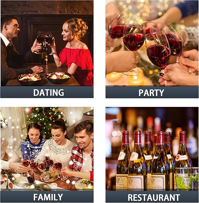 Electric Wine Aerator Dispenser Electric Smart Decanter with USB Rechargeable,Electric Wine Decanter and Wine Dispenser Pourer,Wine Gift for Mom Wife