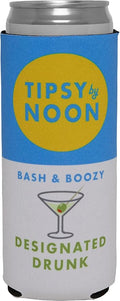 Slim Can Cooler - Designated Drunk - Olive
