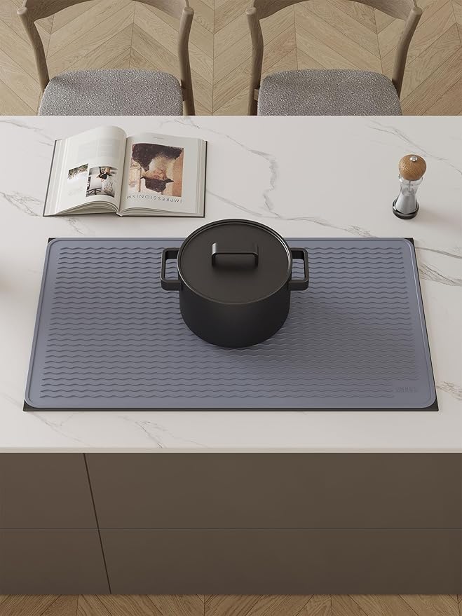 XiFEO Stove Top Covers for Electric Stove, Food Grade Heavy Duty Silicone Glass Stove Top Cover Protector, Induction Cooktop Protector, Heat Resistant Range Ceramic Stove Top Covers Mat, Oven Cover