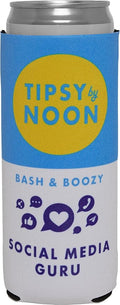 Slim Can Cooler - Social Media Guru - Navy