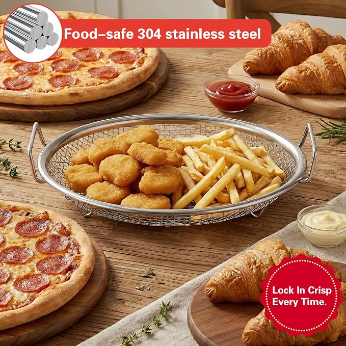 Air Fryer Accessories for Cosori TurboBlaze 6 Qt | 5.8 QT | 6.5 Qt, Ninja AF141, AF142, AF181, Chefman 6QT, 5-6.5 QT Square Basket Air Fryer Accessories Set, Silicone Liner, Grill, Baking Molds