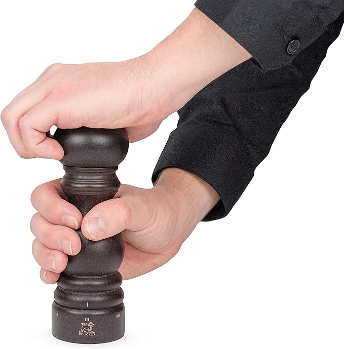 Pepper Mill, u'Select, Wood, Chocolate Finish, 18 cm - 7 in