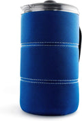 GSI Outdoors, 30 Fl Oz JavaPress, French Press Coffee Maker for Camping and Travel, Blue