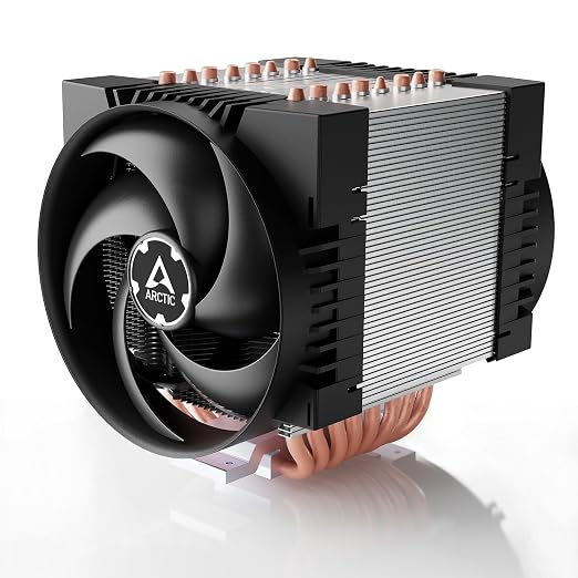 ARCTIC Freezer 4U-Altra - CPU Cooler for Ampere Altra LGA4926, 2 x 120 mm PWM Fans (400–2300 RPM), 8 Heatpipes, Double Ball Bearing, 4U Rack Compatible