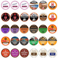 Crazy Cups Custom Variety Pack Coffee Pods | Dark Roast and Bold Flavors | Single Serve Cups for Keurig K-Cup Machines | Robust Assortment with No Duplicates | 30 Count Coffee Gift for Mothers