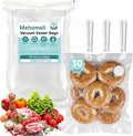 Mehomeli Reusable Vacuum Sealer Bags for Food – 30 BPA-Free Large (11.8 x 13.4in) Food Storage Bags, Freezer Microwave Safe, Odor-Resistant, Leak-Proof – Compatible with Handheld Vacuum Sealers