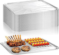 Lawei Set of 30 Disposable Foil Oven Liners - 18.5 x 15.5 Inch Aluminum Foil Liners Oven Drip Pan Tray for Cooking Baking Roasting and Grilling, Keep Your Oven Clean and Healthy