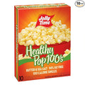 Jolly Time Healthy Pop Microwave Popcorn, 1.2oz Personal Bag, 10 Bags Per Carton (Healthy Pop 100's - Butter & Sea Salt,1.2 Ounce (Pack of 10))