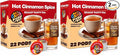 Crazy Cups Hot Cinnamon Spice Herbal Tea Pods, 22 Count | Caffeine Free, Kosher Certified, Warming Cinnamon & Star Anise Blend, K Cup Compatible Pods, Bold Spiced Flavor, Gluten Free, Vegan, Hot or Iced Herbal Tea