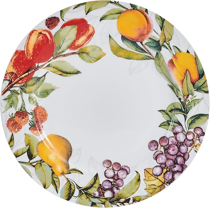 Mikasa Orchard Bone China Lightweight Chip Resistant 12 Piece Dinnerware Set, Service for 4