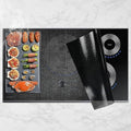 Cook's Aid Induction Cooktop Protector Mat 20.4x30.7 In, (Magnetic) Electric Stove Burner Covers Antiscratch as Glass Top Stove Cover (20.4x30.7 In, Translucent Light Black)