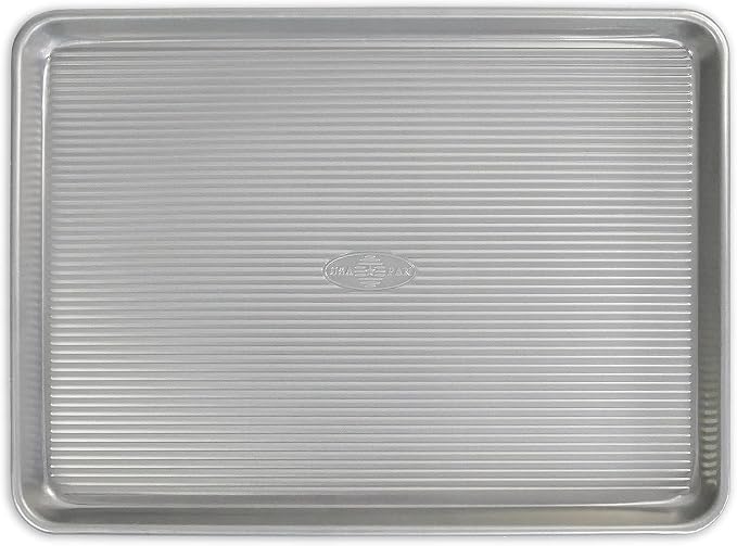 USA Pan Bakeware Nonstick Half Sheet Pan, Baking Sheet, Aluminized Steel (Pack of 6)
