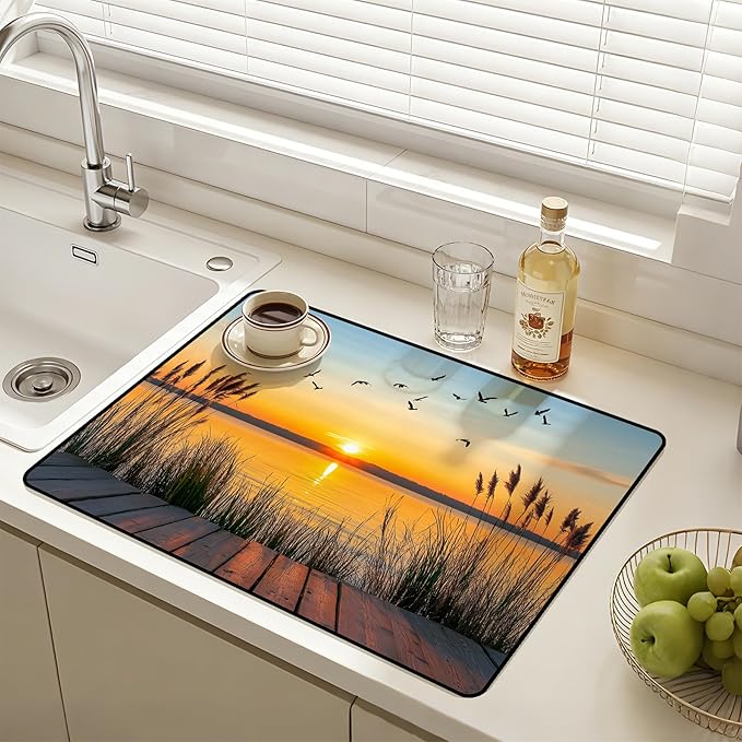 Stove Top Covers for Electric Stove: Heat Resistant Protector Glass Stove Top Expands Counter Space, Stylish Kitchen Decor (G255175)