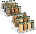 Sorbus Premium 3-Tier Spice Rack Organizer - Acrylic Spice Organization for Cabinet, Multipurpose Shelf - Durable Spice Organizer for Kitchen, Pantry, Room, Office & Countertop - 2 Pack