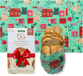 Bee's Wrap Beeswax Wraps for Bread - Beeswax Bread Wrap for Sourdough & Bread Storage - Plastic Free Made in USA Reusable Natural Food Wrap - Seasons Greetings