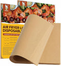 Katbite Air Fryer Disposable Paper Liners 200 Pcs, 9x11 Inch, Oil Resistant & Easy Clean, Non-stick Rectangular Paper Sheets Basket Liner for Toaster Oven Xl Air Fryer