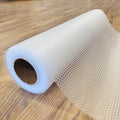 EVALAND Shelf Liners for Kitchen Cabinets Non-Adhesive 21.6" x 20 FT Clear Drawer Liner Non Slip, Washable Cabinet Liner, Waterproof Shelf Liners for Cabinets, Refrigerator Bathroom Pantry Cabinet Mat