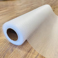 EVALAND Shelf Liners for Kitchen Cabinets Non-Adhesive 12" x 33 FT Clear Drawer Liner Non Slip, Washable Cabinet Liner, Waterproof Shelf Liners for Cabinets, Refrigerator Bathroom Pantry Cabinet Mat