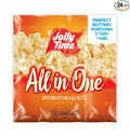 JOLLY TIME All in One Popcorn Kit, Portion Packets with Kernels, Oil and Salt for Movie Theater or Air Popper Machines (24 pack, 4oz Kettle)