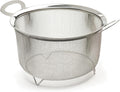 RSVP International Endurance Kitchen Collection Stainless Steel Mesh Strainer, 3 Quart