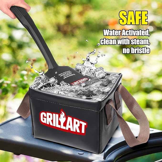 GRILLART SteamWizards Grill Brush Replacement Pad, 1 PCS