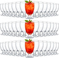 Patelai Set of 48 Water Goblet, 10.5 oz Clear Drinking Glasses Bulk Dishwasher Safe, Stemmed Water Glass for Juice Wine Beer Tea Sangria Cold Beverages, Reusable Glassware for Home Party Restaurant
