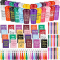 Skylety 24 Sets/96 Pcs Employee Appreciation Gift Baskets Bulk 16oz Inspirational Coffee Cup with Spiral Notebook, Pen & Keychain, Thank You Gifts for Staff, Teacher,Coworker, Team (Classic Color)