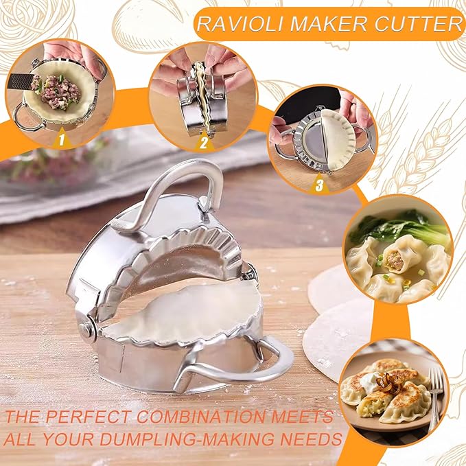 10pcs Pasta Making Tools, Wood Pasta Making Kit with Pasta Drying Rack,Rolling Pins,Gnocchi Board,Dough Cutter,Ravioli Cutter,Pasta Stamps,Making Dumplings .Pasta Making Accessories for Home