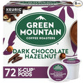 Green Mountain Coffee Roasters Dark Chocolate Hazelnut Coffee, Keurig Single Serve K-Cup Pods, 72 Count (6 Packs of 12)