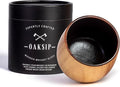 Oaksip The Original Charred Wooden Bourbon Drinking Glass | Charred Old Fashioned Glass | Bourbon Gifts for Men, Dad, or Brother | Whiskey Gifts