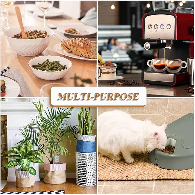 2 in 1 Table Runner Trivet for Hot Pots and Pans Heat Resistant Non Slip Waterproof 39 x 12 Inch Decorative Table Protector for Kitchen Countertop Mardi Gras Hats Yellow