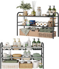 8 Panels and 8 Baskets Expandable Under Sink Organizers and Storage