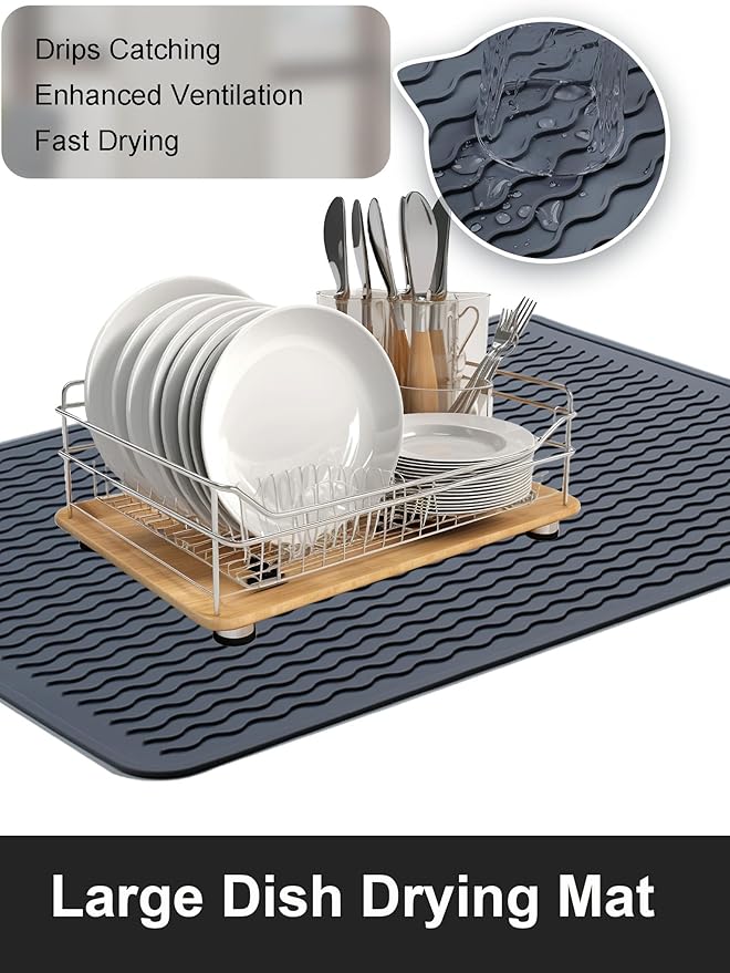 XiFEO Stove Top Covers for Electric Stove, Food Grade Heavy Duty Silicone Glass Stove Top Cover Protector, Induction Cooktop Protector, Heat Resistant Range Ceramic Stove Top Covers Mat, Oven Cover