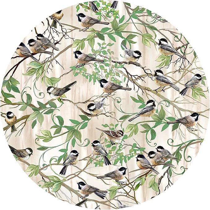 Andreas Silicone Chickadee Non-Slip 10” Trivet & Pot Holder – Made in USA – 100% Cotton, Heat Resistant up to 600°F, Dishwasher Safe Hot Pad for Pots, Pans & Hair Tools, TRT-254