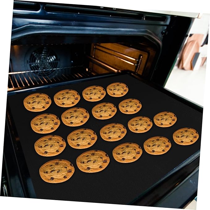 Zerodeko 9 Pack Non-stick Oven Liners Baking Mats Set Bbq Mat Heat Resistant Baking Sheets for Oven