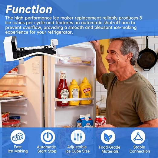 241798231 241798224 Ice Maker Auto Start-Stop Replaces 241798201 5304456671
