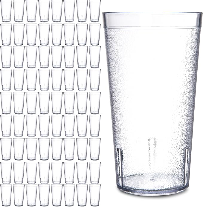 CFS Stackable™ Plastic Tumbler 20 Ounces Clear (Pack of 72)