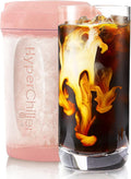 HyperChiller HC2RG Patented Iced Coffee/Beverage Cooler, NEW, IMPROVED,STRONGER AND MORE DURABLE! Ready in One Minute, Reusable for Iced Tea, Wine, Spirits, Alcohol, Juice, 12.5 Oz, Rose Gold