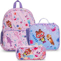 Traveler's Choice Kids JoJo the Bear's School Adventure, Under the Sea, Set (Backpack, Pencil Case, Lunch Box)