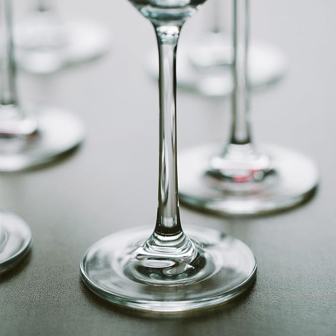 BTaT- Wine Glass Set, 12 Pack, 15oz, Long Stem Glasses | Elegant Stemmed Wine Glasses Red White Wine Champagne Cocktails Beverage Serving Home Restaurant Events