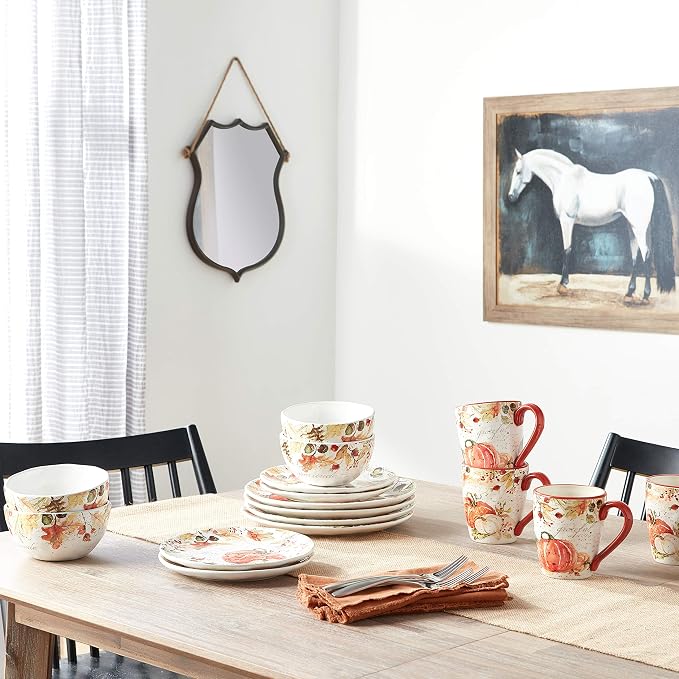 Harvest Splash 16pc Dinnerware Set,Service for 4