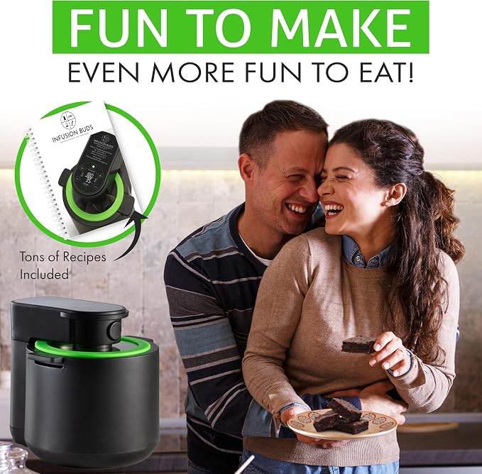 3-In-1 Magical Infuser Machine, Herb Decarboxylator & Gummy Maker. Butter maker Machine for creating Infused Butter, Gummies, Herbal Oil & More. Recipe Book & All Accessories