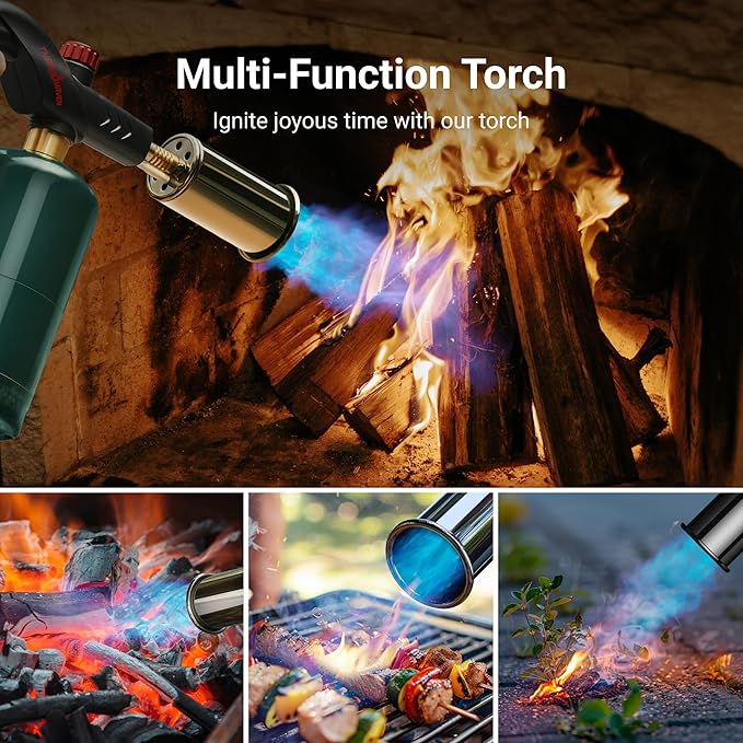 Get One Electric Salt and Pepper Grinder Set and One MT905 Propane Torch