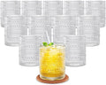 12 Oz Hobnail Drinking Set, Clear | Set of 12