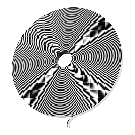 Master Magnetics Flexible Magnetic Strip - Heavy-Duty Magnet Strips with Strong Adhesive Backing for Walls, Boards, Signs, and More - 0.06" Thick - 1" W - 100 Ft - 1 Roll