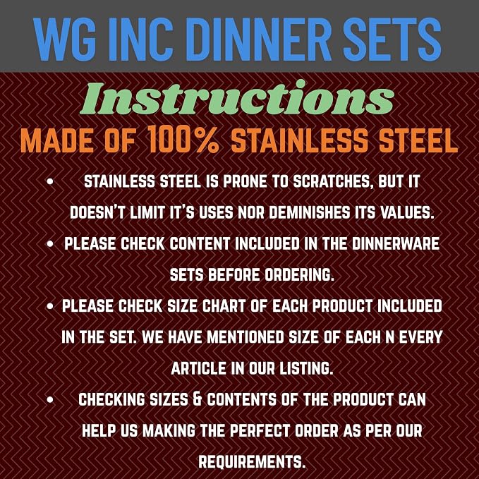 Stainless Steel Dinnerware Set of 32 Pcs (Dinner Plates, Cups, Dishes, Bowls) Metal Dinnerware Sets, Dishwasher Safe, Reusable Dinner Set for Home Kitchen Camping - Service for 4